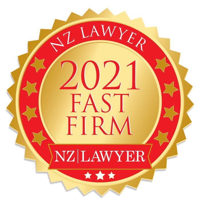 NZ Lawyer Fast Firm 2021 medal